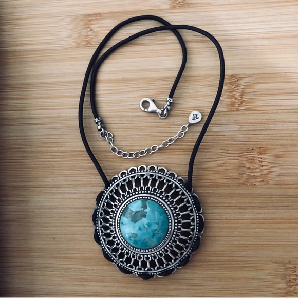 Studio Barse Jewelry - $72   Designer Estate Necklace  Turquoise  Sterling Silver  BARSE 925  THAI